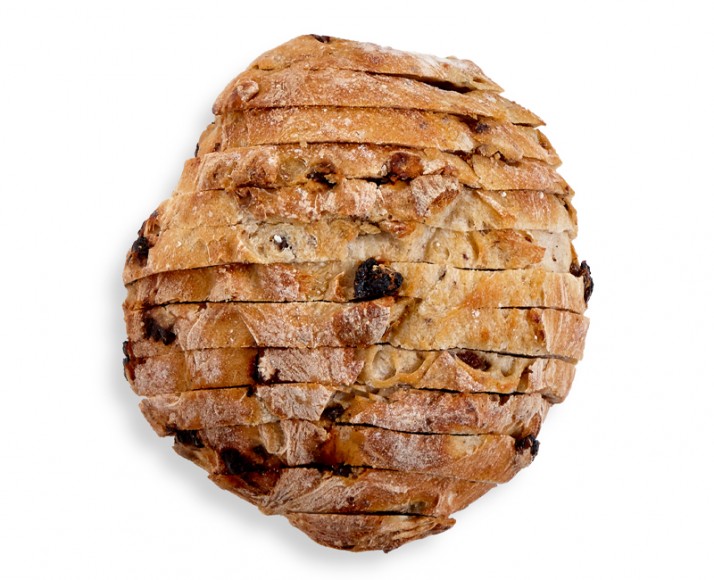 Raisin, Hazelnut & Honey Sourdough Round Loaf