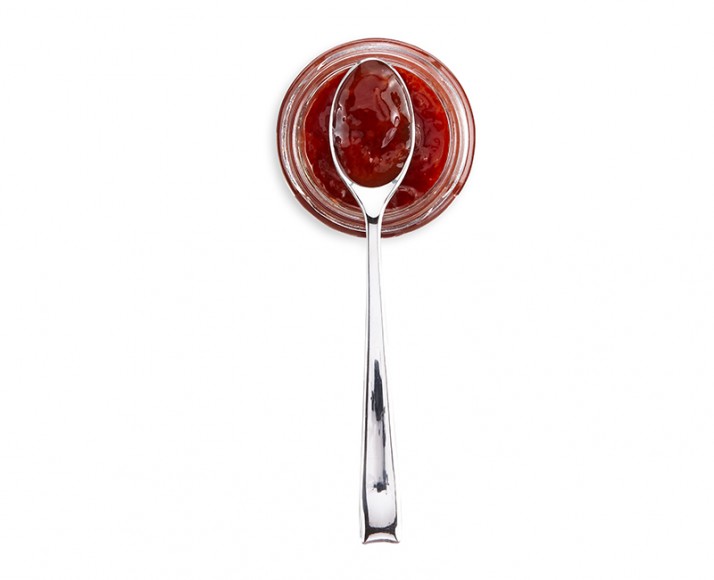 Strawberry jam with no added sugar