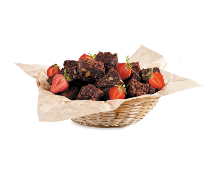 PANIER DE BOUCHÉES DE BROWNIES