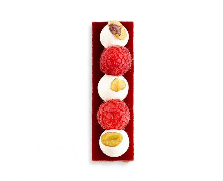 FRAMBOISES-PISTACHES ET CHOCOLAT BLANC