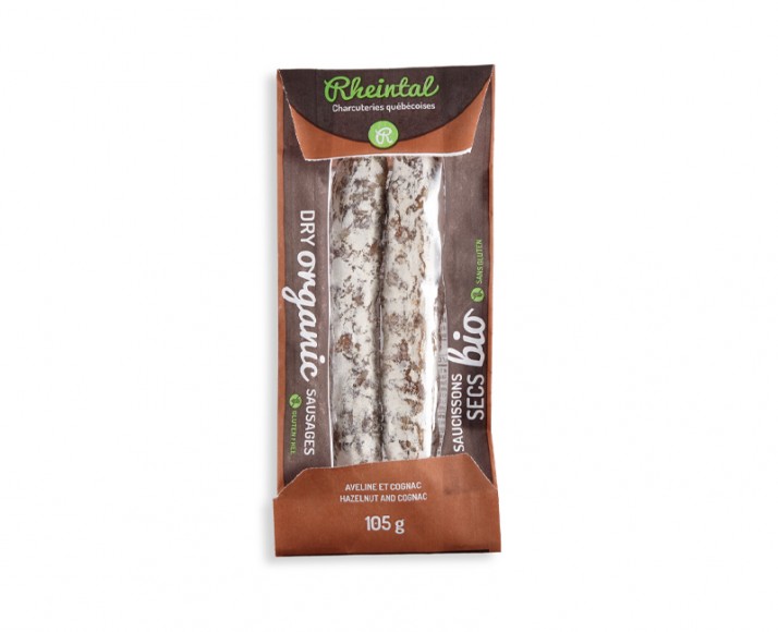 ORGANIC DRIED SAUSAGE HAZELNUT & COGNAC