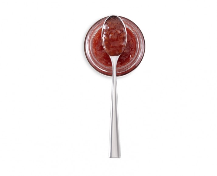 CONFITURE FRAMBOISES, PÊCHES ET CHAMPAGNE