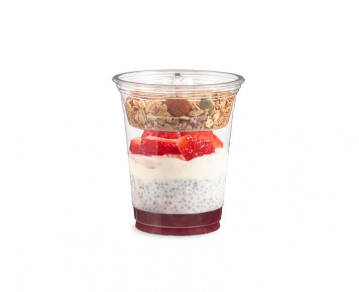 STRAWBERRY-RHUBARB JAM BREAKFAST JAR