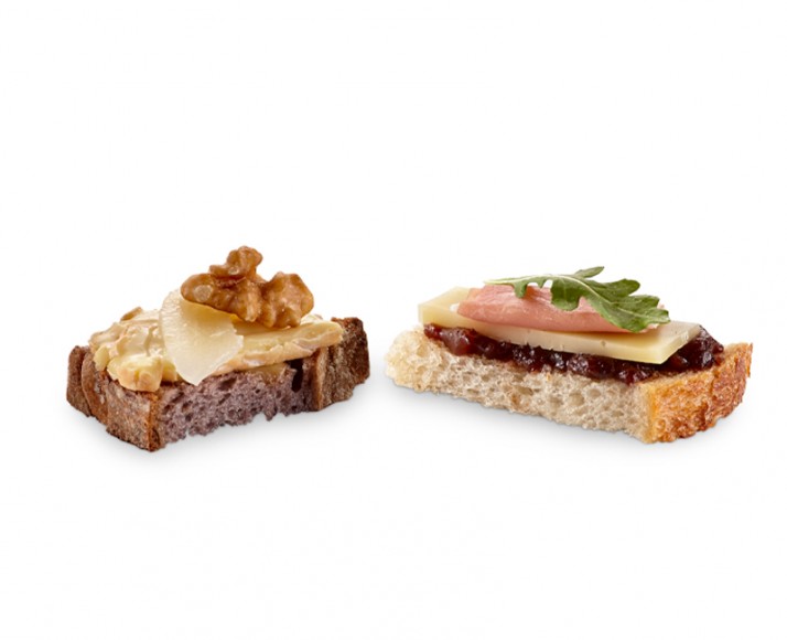 PLATEAU DE TAPAS : JAMBON DE PARME - NOIX